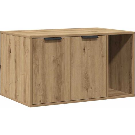Maison Exclusive - Mueble arenero para gatos madera roble artisia