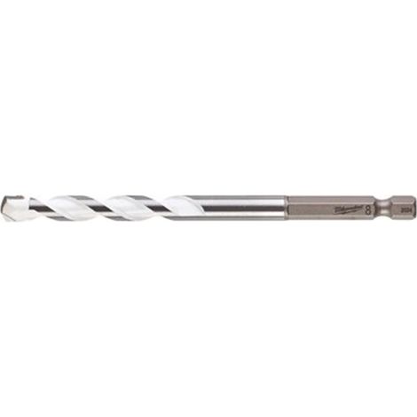 Milwaukee 4932471103 Hexagonal Broca Multimaterial, 1/4" Tamaño, 7mm Diámetro, 100mm Largo (1/2)
