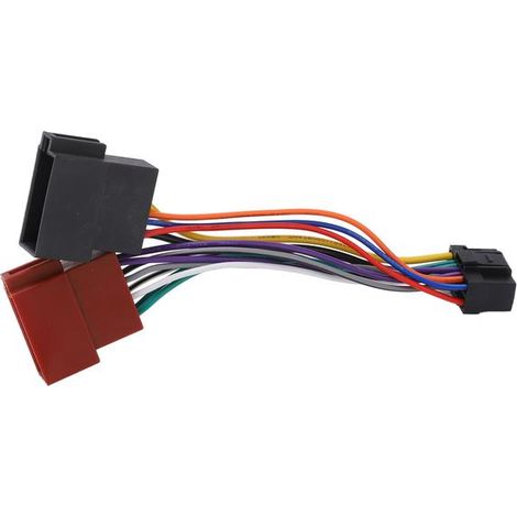 Adaptateur anti-nœuds pour câble 16 broches d'autoradio Alpine avec connecteur ISO (1/5)