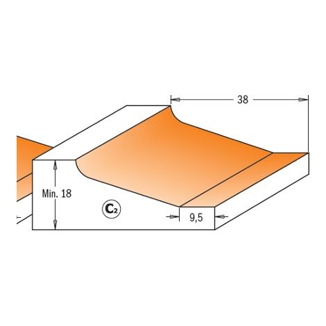 890.506.11 FRESA ANTINE ORIZ.C/CUSC.HM S=12.7 D=89X15 (C2)