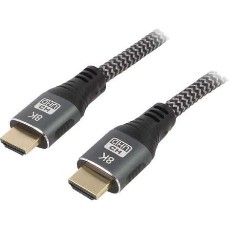 Cable HDMI 2.1 male des deux cotes 1m noir