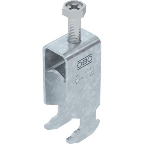 OBO Bettermann Bügelschelle 2056 2-fach 08-12mm Stahl tauchfeuerverzinkt, 1186003 (1/2)