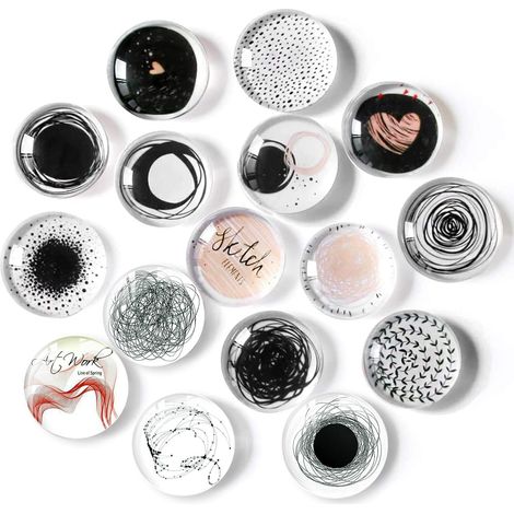 Aimants de réfrigérateur en cristal avec d’adorables motifs de chats pour armoires de bureau, tableaux blancs et photos Aimants décoratifs pour la maison (1/5)