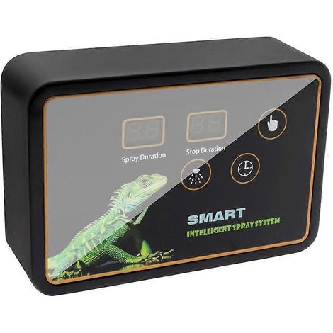 Système de pulvérisation à minuterie Rainforest Tank, ensemble d'atomisation, système d'humidification intelligent par pulvérisation pour terrarium pour tortues grimpantes (États-Unis) (1/5)