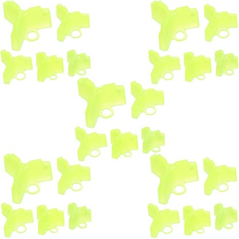 Capuchons de Protection Anti-Rayures et Haute Efficacité Jaunes pour Hameçons Triples 250pcs en Polypropylène Accessoire Pratique pour Pêche Sécurisée (1/5)