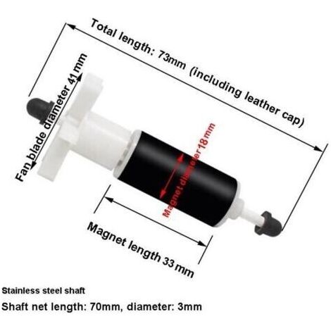 73 mm – Fixed E02 turbine rotor pump, low-noise mini water pump, accessory for aquarium, garden and swimming pool