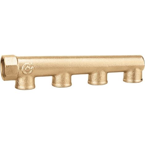 Collettore semplice e cieco derivazioni femmina 3/4" 3 derivazioni Caleffi 598532 3/4” - 3 (1/2)