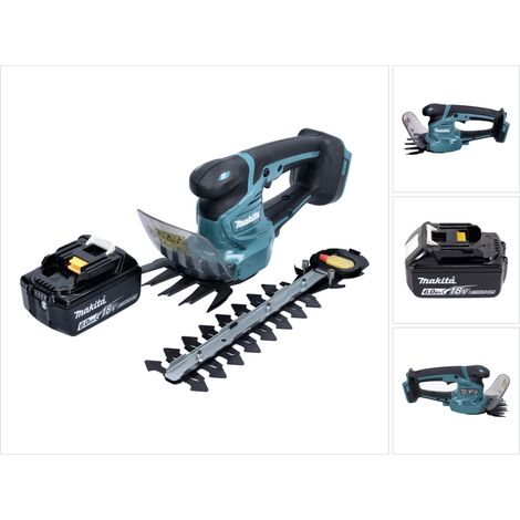Makita DUM 111 G1X Tijeras cortacésped sin cable 18 V + 1x batería recargable 6.0 Ah - sin cargador