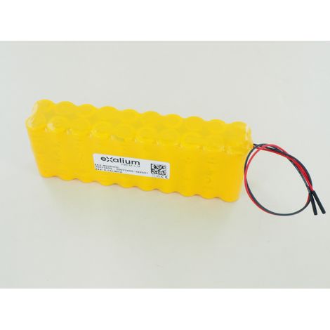 Batteria NiCd da 24V 0,7Ah per portello neutronico per l'estrazione del fumo senza connettore