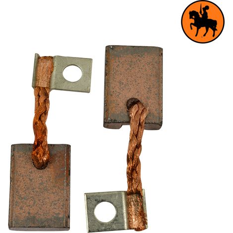 Balais de charbon BSX 29 (2) pour Bosch Démarreur 7x16x22mm