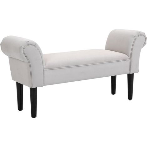 Banquette design ANTOINETTE gris clair (1/5)
