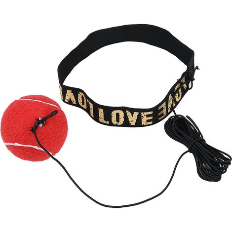 Ballon de Boxe Résistant avec Bandeau pour Entraînement de Vitesse et Réflexes (1/5)