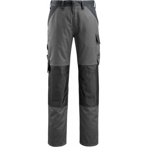 Pantalon de travail Temora light avec poches genouillères - Anthracite foncé/Noir - T.40 - MASCOT - 15779-330-1809 82C46