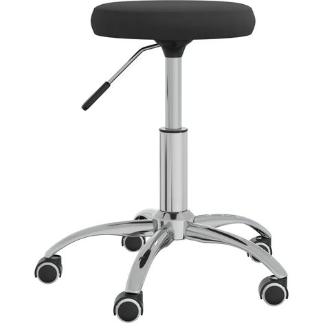 Tabouret de massage Tabouret ergonomique Tabouret de salon Velours Noir 94777 (1/5)