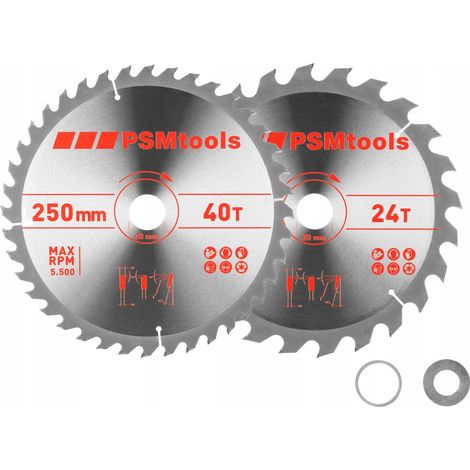Discos de corte CMT ps-pw250-2 250 mm paquete de 2