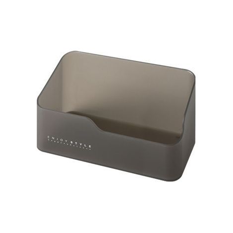 Caja para guardar cosméticos, joyero con tapa, artículos de aseo, recipiente para bastoncillos de algodón (negro) (1/5)