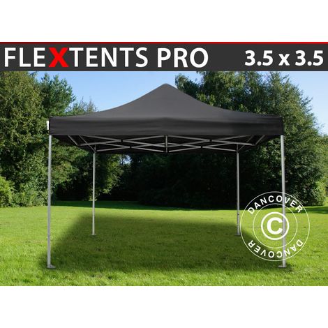 Pop up gazebo FleXtents PRO 3.5x3.5 m Black