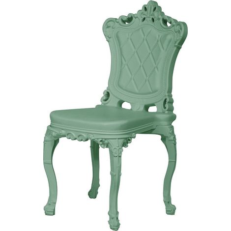 Princess of Love Verde malva originale Slide sedia seduta soggiorno sala da pranzo ingresso di design colorata in polietilene (1/5)
