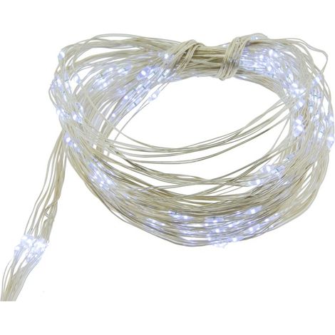 Cascata luminosa 400 luci LED bianche calde (1/5)