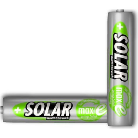 Ansmann HR03 Solar maxE Micro (AAA)-Akku NiMH 550 mAh 1.2 V 2 St. (1/2)