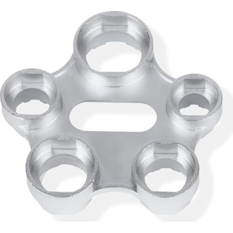 Clé pour Aérateur de Robinet Outil Mousseur et Régulateur de Jet en Alliage Clé Robinet pour Salle de Bain Cuisine pour Retrait Nettoyage et Remplacement (1/5)