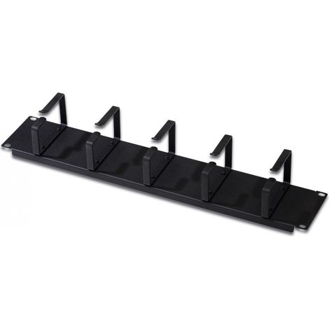 DIGITUS Rangierpanel 2HE 5x Ringe 85x60mm schwarz