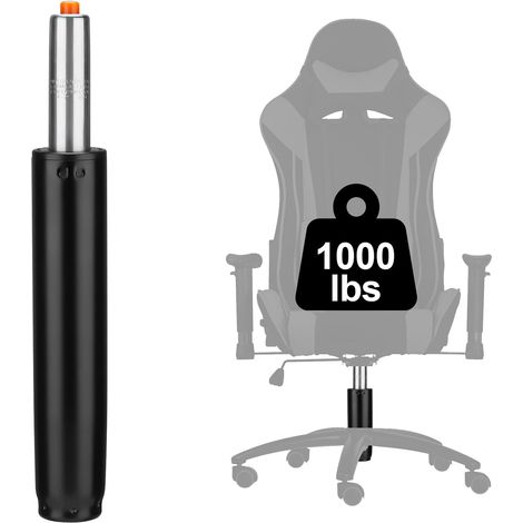 Vérin à gaz pour chaise de bureau, classe 4, robuste, 450 kg, base de remplacement pour chaise de bureau et de gaming, longueur totale 310-470 mm (1/5)