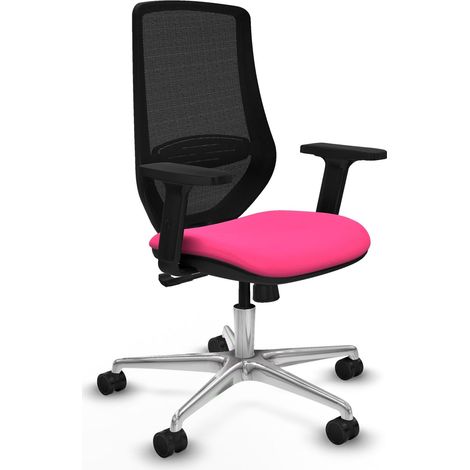 Piqueras y Crespo Mardos Chaise de bureau rose ergonomique