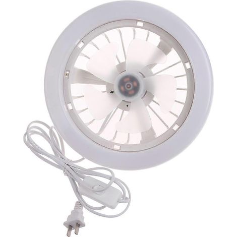 US-Stecker mit Schalter, Deckenventilator mit Beleuchtung, 30 W LED-Innenbeleuchtung (1/5)