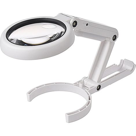 Lupa plegable 5x/11x, USB, 8 luces LED, para lectura, ocio (1/5)