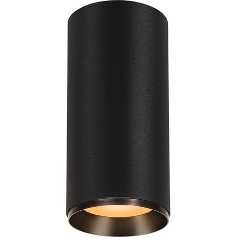 Plafoniera SLV Numinos 36 W max 3250 lm 2700 K nero 1005760 Ø 12 cm dimmerabile per soggiorno (1/3)