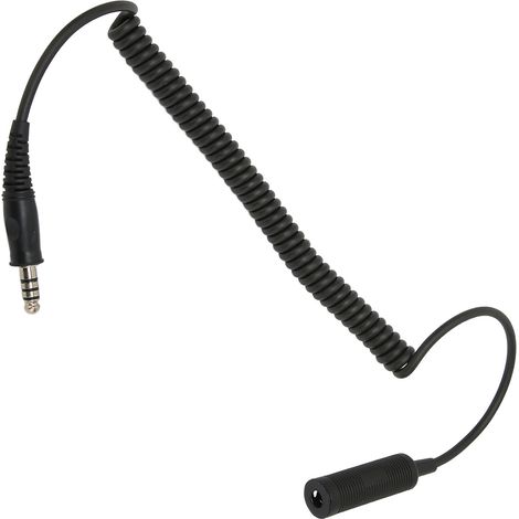 Câble d'Écouteur U‑92A/U à U‑174/U pour Aviation Hélicoptère, Longueur Flexible, Installation Immédiate