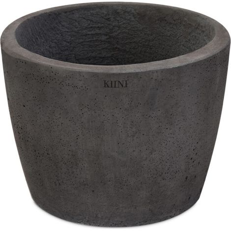 KIINI Beton-Outdoor-Topfblumen-Blumenständer für den Innenbereich - Garten XL Graphit (1/3)
