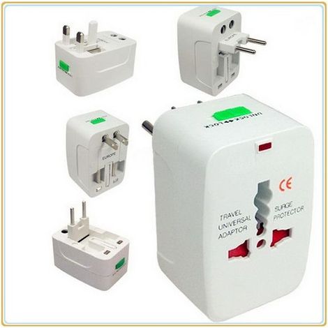 Soket Plug Adapter World American Uk Europe Italian Home Travel