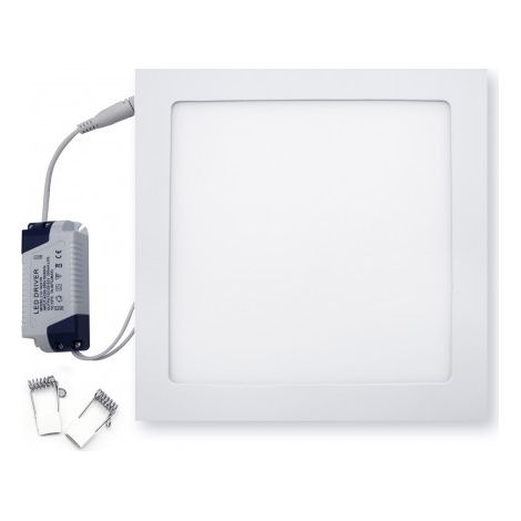Faretto Led 18 Watt Pannello Incasso quadrato 1350 LM Luce Calda 3200k