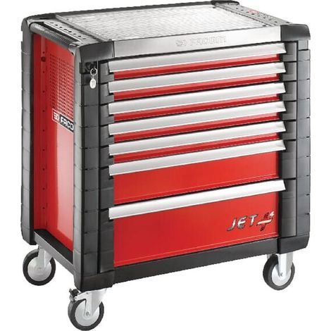 Carrello JETM4 7 cassetti rosso FACOM JET7M4PF (1/2)