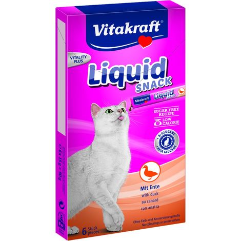 Vitakraft Katzensnack Cat Liquid Snack Ente - 90g