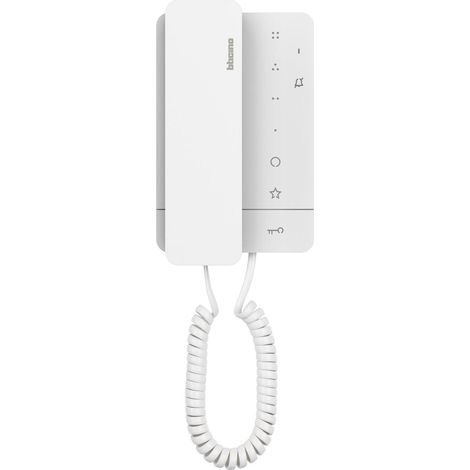 Gegensprechanlage-Wandhörer 2 Drähte Klasse 100A16M Farbe Weiß Bticino 344292 (1/5)
