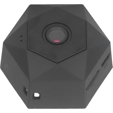 Mini caméra de sécurité magnétique HD avec Wi-Fi, grand angle de 120°, vision nocturne, détection de mouvement, point d'accès intégré et batterie de 800 mAh. (1/5)