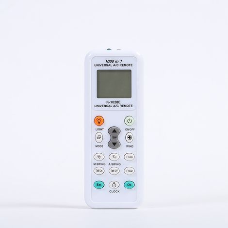 Télécommande universelle pour climatiseur, compatible avec toutes marques (Aermec, Airwell, Airton, ECO, etc.), commande à distance climatisation, remplace la télécommande d'origine, idéale pour usage (1/5)