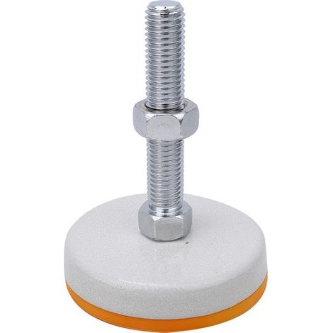 Base de pied antichoc, tasse de Support de meuble mécanique réglable, vis M12 100mm (1/5)