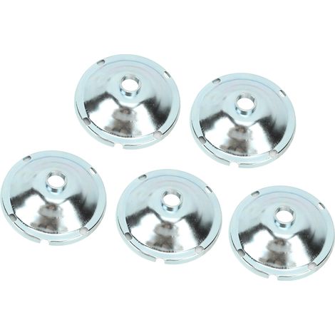 Lot de 5 abat-jour industriels en fer pour entrepôt, usine ou mine, filetage intérieur G1/2, 15 cm (1/5)