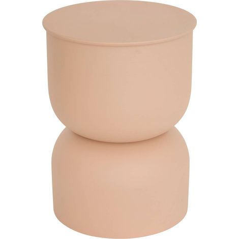 Mesa auxiliar Palomba beige 31x31x41,8cm - Atmosphera créateur d'intérieur