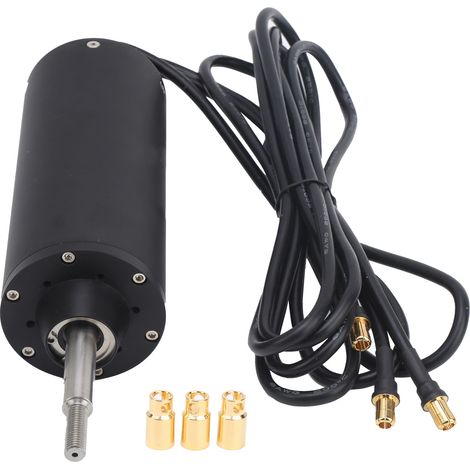 GARRYFIZH Moteur brushless étanche sans capteur, amphibie, connecteur miniature DC58V 6000W 120KV (1/5)