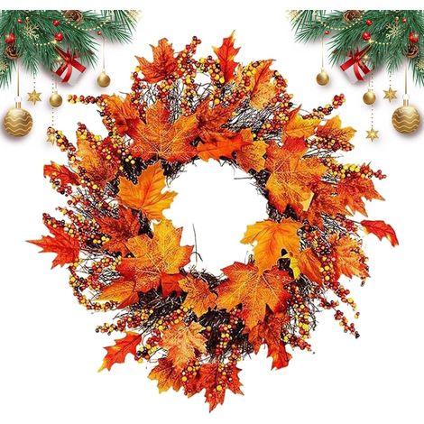 Couronne de Porte d'automne Couronne d'automne 45 (1/5)