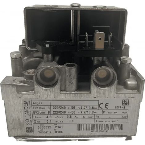 Bloc vanne gaz TANDEM 0830022 (1/2)
