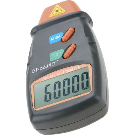 Tachymètre Laser Numérique LCD Sans Contact DT-2234C+ Mesureur de Vitesse de Rotation Mini Compte-Tours Photo (1/5)