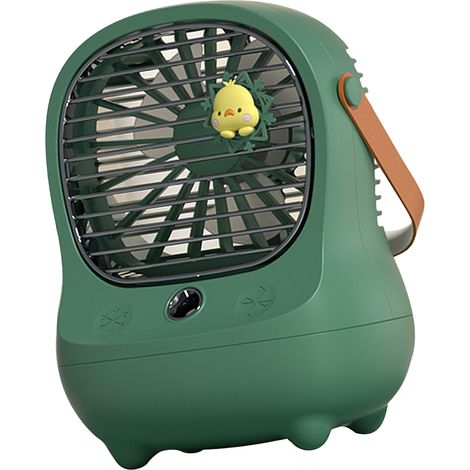 Elektrischer Tischventilator mit USB-Ladefunktion, tragbar, geeignet für Zuhause und Reisen, umweltfreundlich (1/5)
