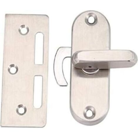 90-degree flip stainless steel sliding door lock latch cam lock curved door latch (1/4)