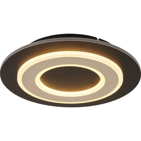 Globo - plafón - JAYDEN - antracita - metal - Ø 32cm - LED - (1/5)